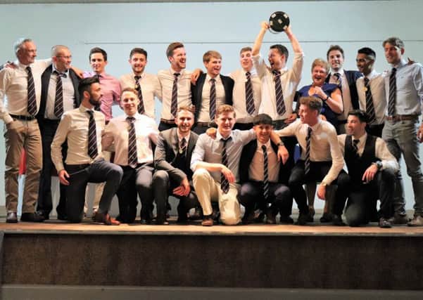 The all-conquering City of Peterborough Hockey Club men's 1st XI squad.
