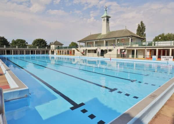 Peterborough Lido which opens for the summer this weekend