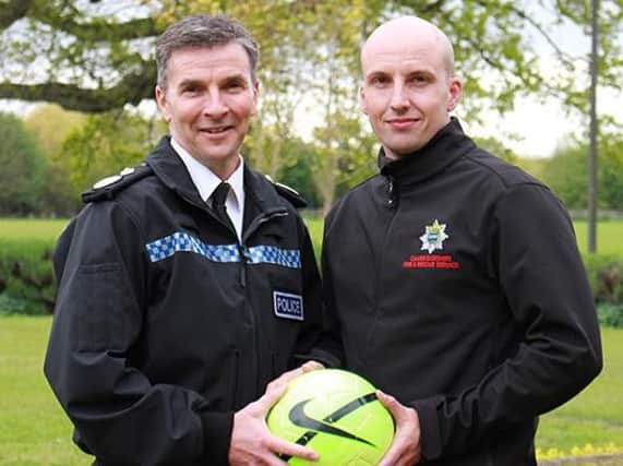 Deputy Chief Constable Alan Baldwin and Assistant Chief Fire Officer Rick Hylton