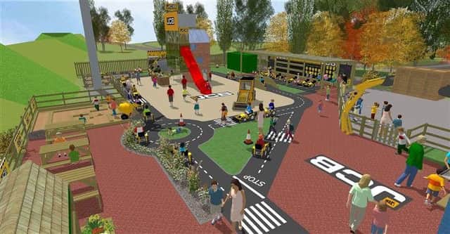 An artist's impression of the new adventure playground