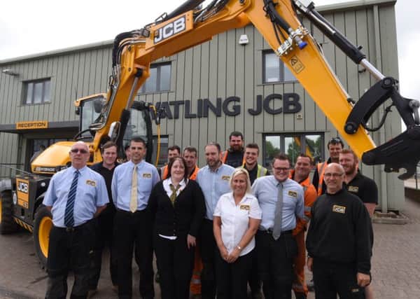 Some of the staff at Watling JCB.
