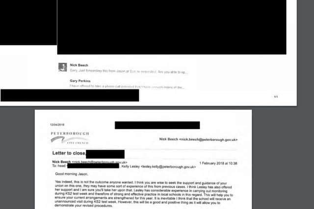 Part of the PT's FOI response