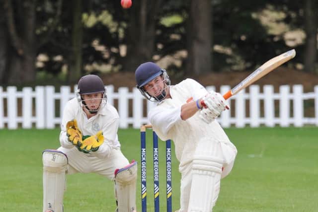 Sam Evison cracked 58 for Bourne at Peterborough Town.