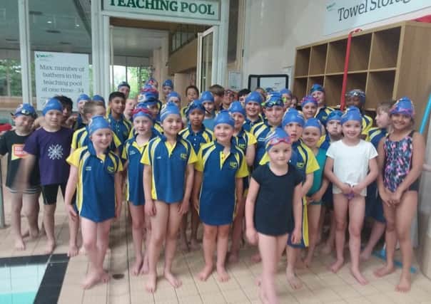 The City of Peterborough Swimming Club minis who took part in a closed event for children agaed nine and under.