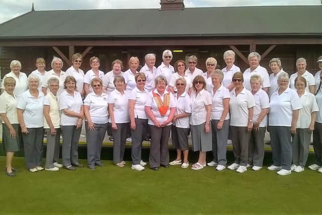 The ladies who attended the Northans Womens Bowling Federation at City of Peterborough.