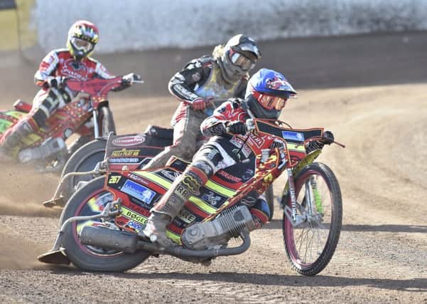 Michael palm Toft out in front for Panthers against Edinburgh.