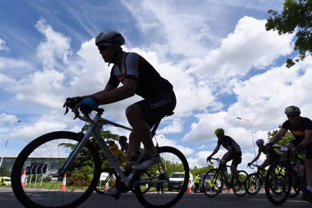 Tour of Cambridgeshire cycle road race from the East of England Showground EMN-170406-173232009