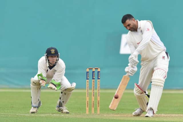 Ajaz Akhtar had a terrific all-round day for Barnack against Wisbech.