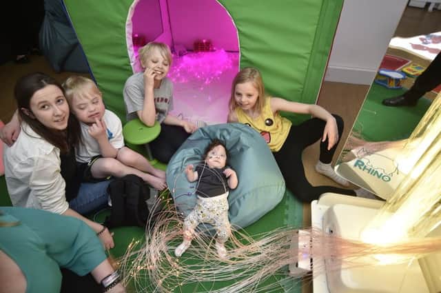 Opening of the Little Miracles sensory room at Queensgate. EMN-180514-231420009