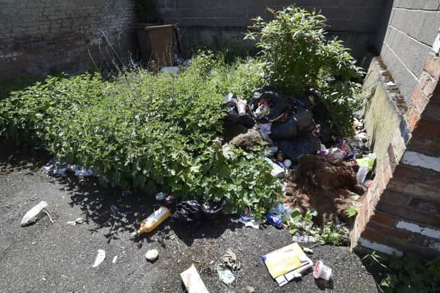 Litter at the Cherry Tree pub, now closed. EMN-180519-080745009