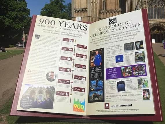 Peterborough Cathedral's new Big Book!