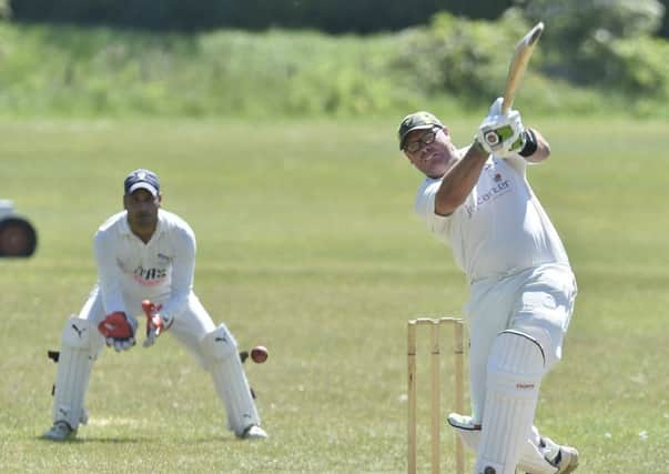 Dave Stratton on his way to 72 for Newborough against Hampton last weekend. Photo: David Lowndes.