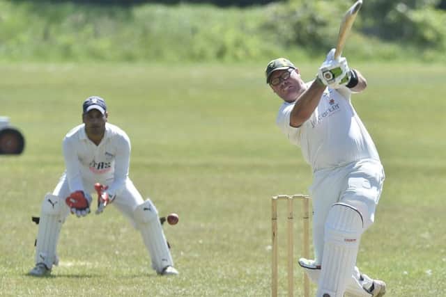 Dave Stratton on his way to 72 for Newborough against Hampton last weekend. Photo: David Lowndes.