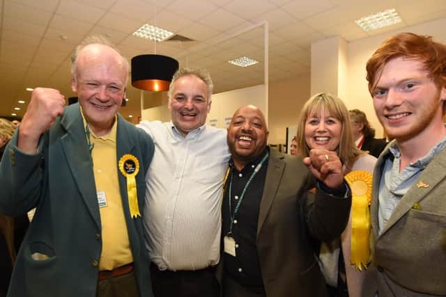 Nick Sandford (left)
