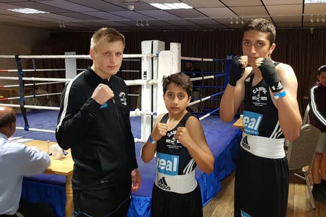 The Peterborough Police boxers at the Whittlesey show.
