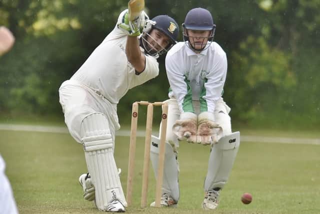 Liam Dave top scored for Stamford Town against Cambridge St Giles.
