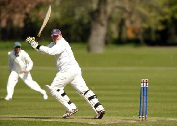 Gary Freear batted well for Wisbech.