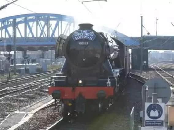 The Flying Scotsman in Peterborough