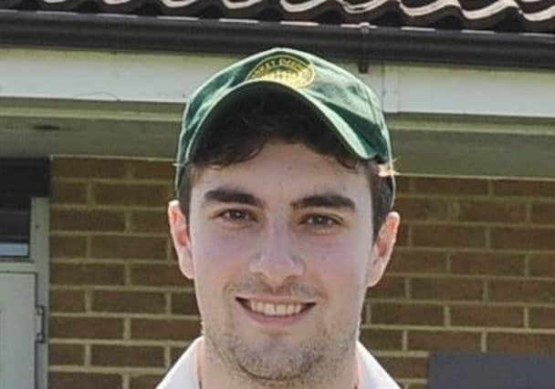 Ross Barnes top scored for Market Deeping against Woodhall Spa.