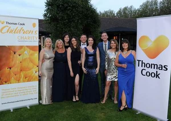 Some of the guests at the Thomas Cook charity ball.