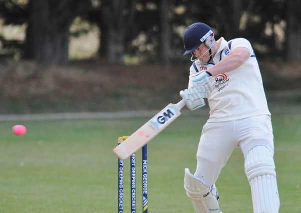 Tom Dixon cracked a 22-ball 50 for Bourne against Lincoln Lindum.
