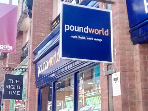 Poundworld in Peterborough.