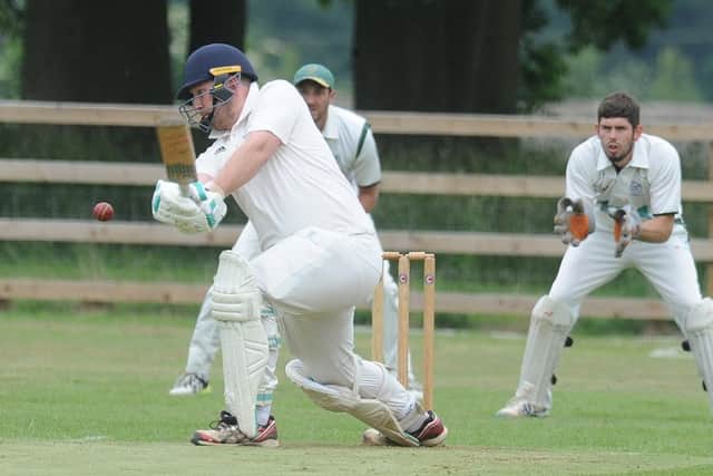Andrew Hulme scored 40 not out for Stamford Town at Uppingham.
