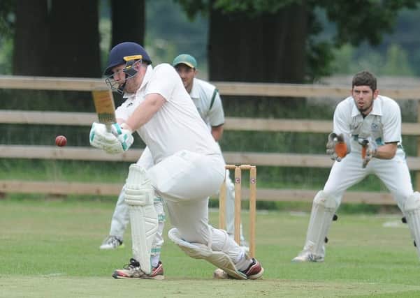 Andrew Hulme scored 40 not out for Stamford Town at Uppingham.