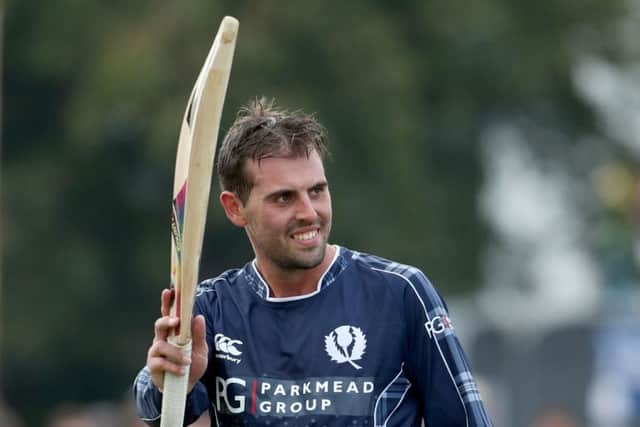 Calum MacLeod smashed England's cricketers to all parts.