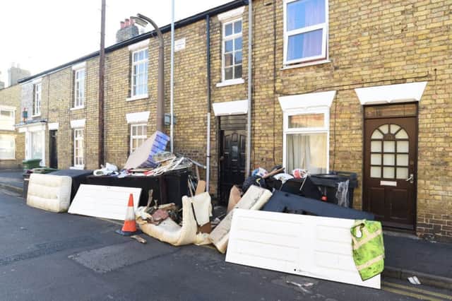 Fly-tipping at Vergette Street, off Eastfield Road EMN-170412-125842009