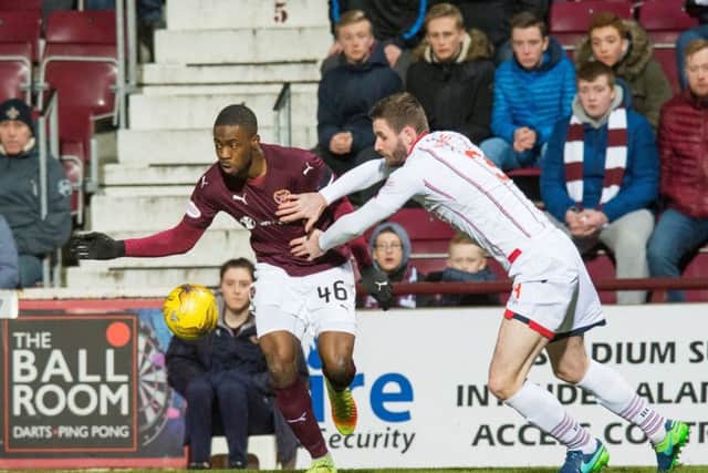 Jason Naismith (right) playing for Ross County.