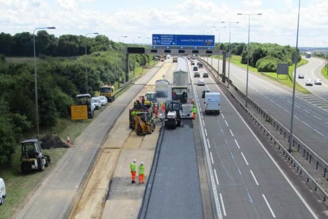 Roadworks set to continue on the A1M / A14 junction