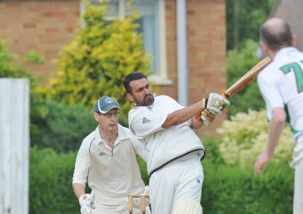 Shakil Hussain bashed a ton for Bretton.