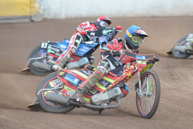 Michael Palm Toft in action.