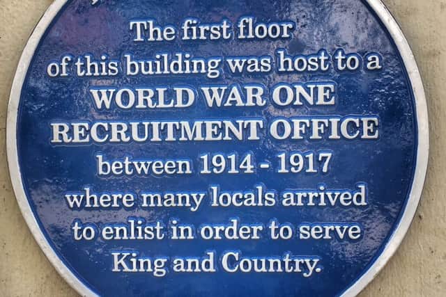 The new blue plaque