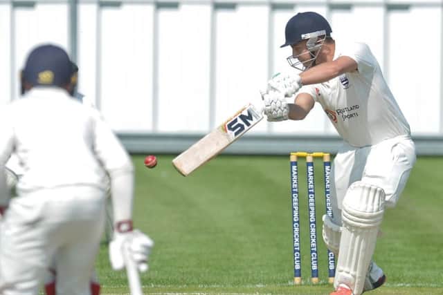 Jack Berry cracked an unbeaten 56 for Bourne against Grantham.