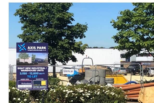 New development at Axis Park.