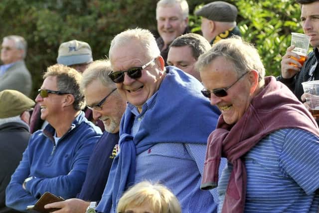Bill Beaumont and friends enjoying a match at Fylde.
