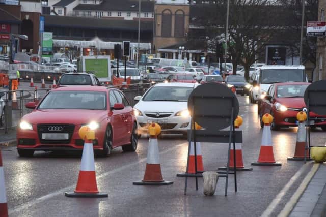 Roadworks on Bourges Boulevard