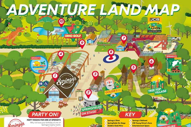 Springfields Adventure Land with fun for all the family