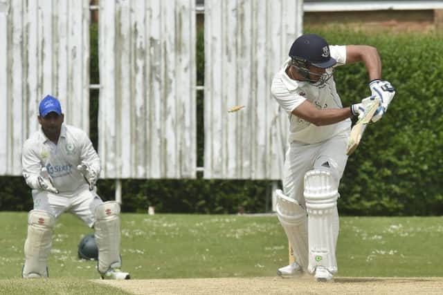 Mohammed Hammad top scored for Barnack against Oundle.