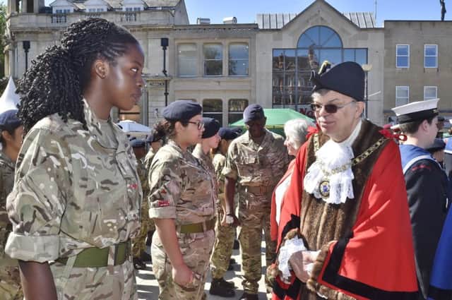 Armed Forces Day parade in City Centre attended by Mayor of Peterborough Coun. Chris Ash EMN-180630-175836009