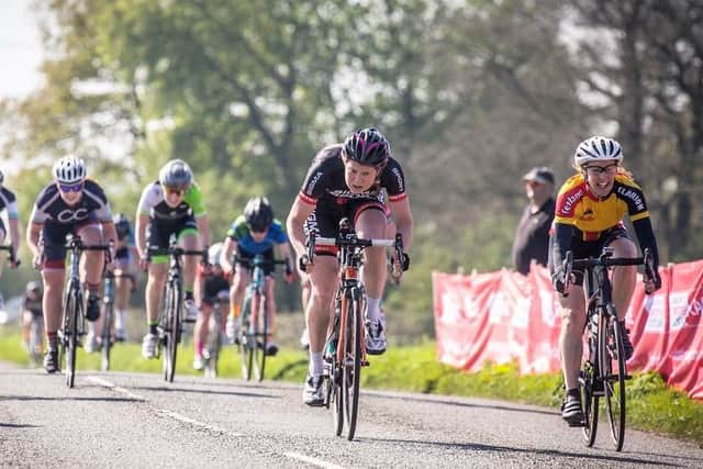Alison Lilley (right) in action.