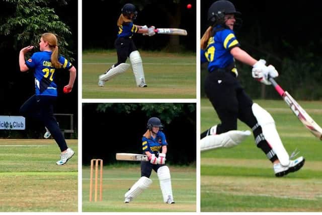 Grace Dowdeswell in action.
