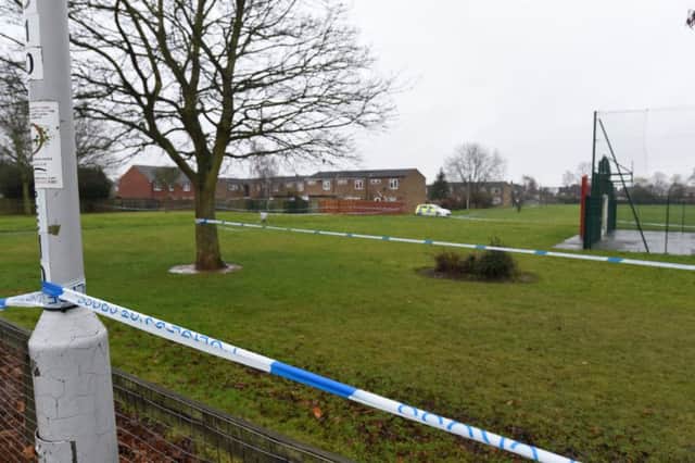The park was cordoned off by police EMN-171229-181722009
