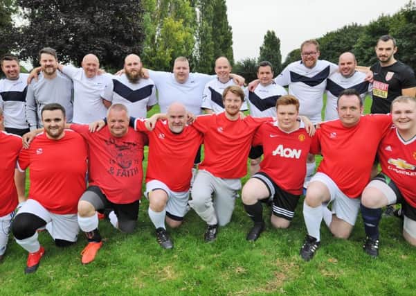 Players from the 'Man v Fat' League.