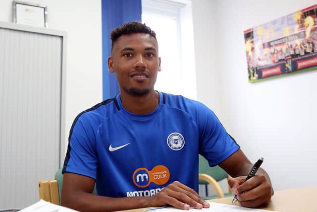 Tyler Denton signs for Posh.