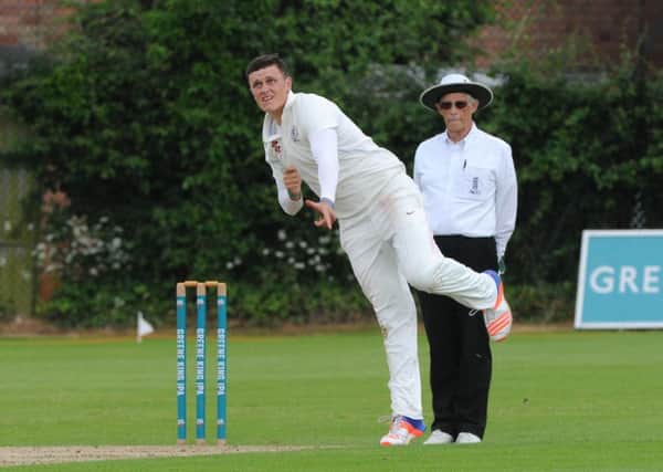 Josh Arksey took six wickets in the match for Cambs against Lincs in Cleethorpes.