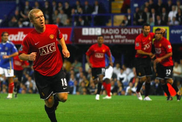 Louis Reed's playing role model is Paul Scholes (pictured).