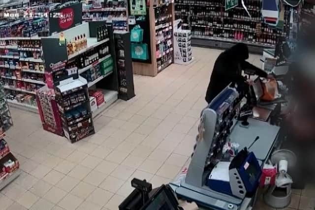 The knifepoint robbery in Peterborough